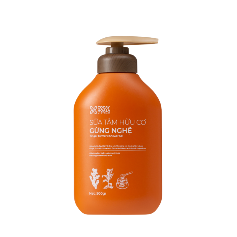 Sữa Tắm Thảo Dược Gừng Nghệ