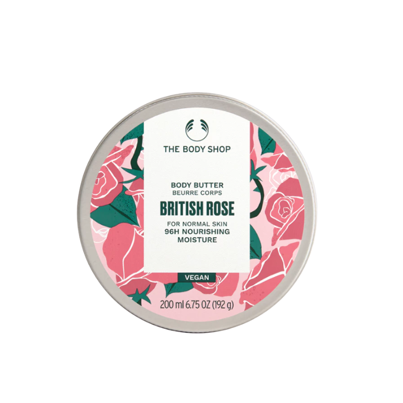 Bơ Dưỡng Thể British Rose Instant Glow Body Butter The Body Shop