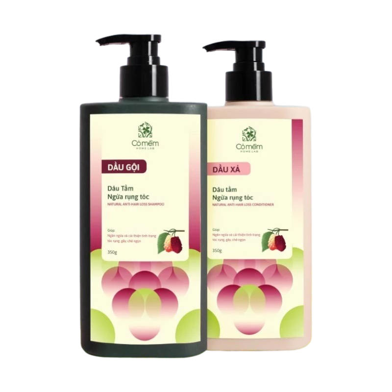 Combo Dầu Gội Xả Dâu Tằm